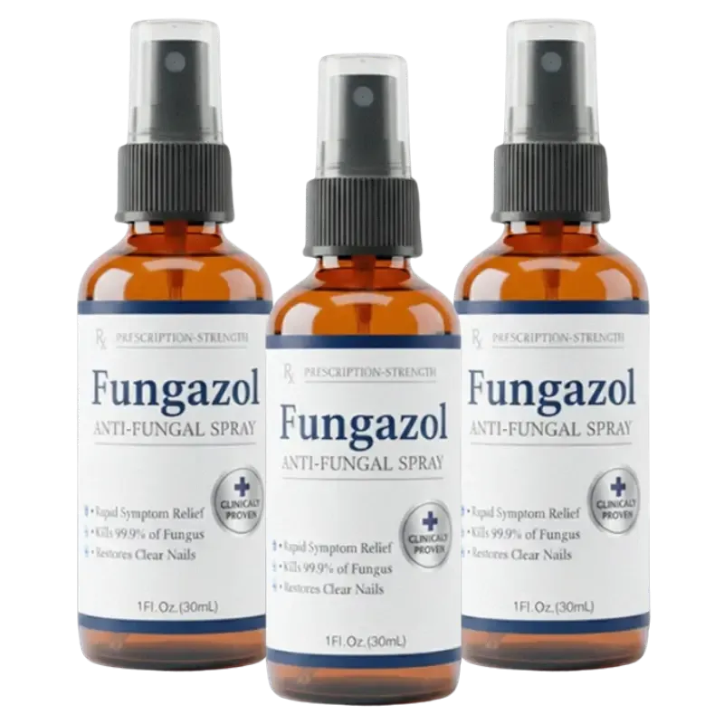 Fungazol Popular Package - 90 Days of Nail Health - 3 Bottles Fungus Formula