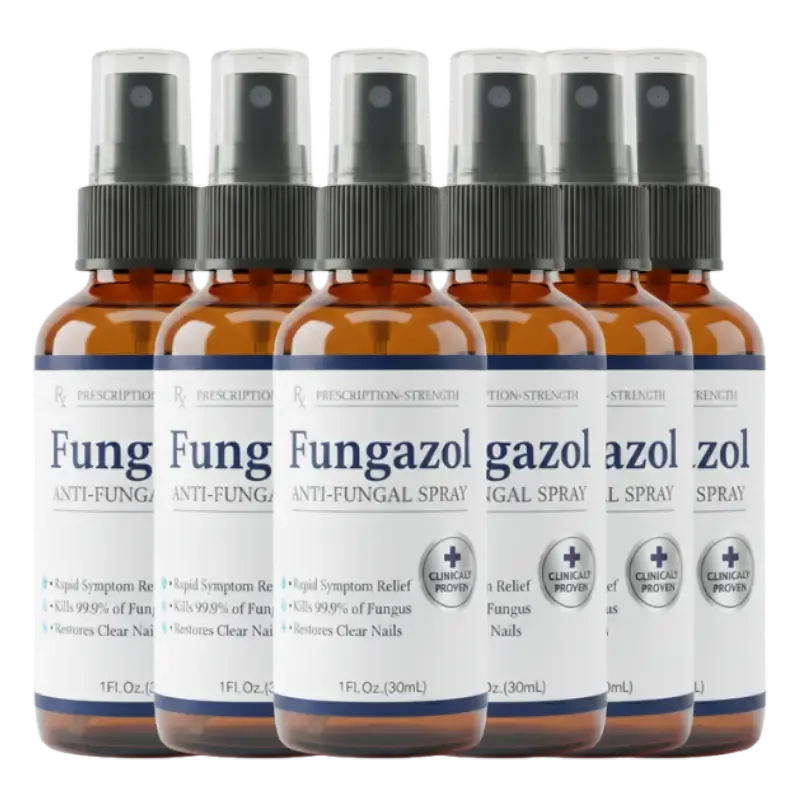 Fungazol Best Value Package - 180 Days of Nail Health - 6 Bottles Fungus Treatment